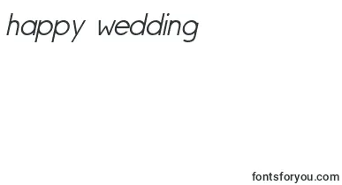 SipleLightoblique font – happy Wedding Day Fonts